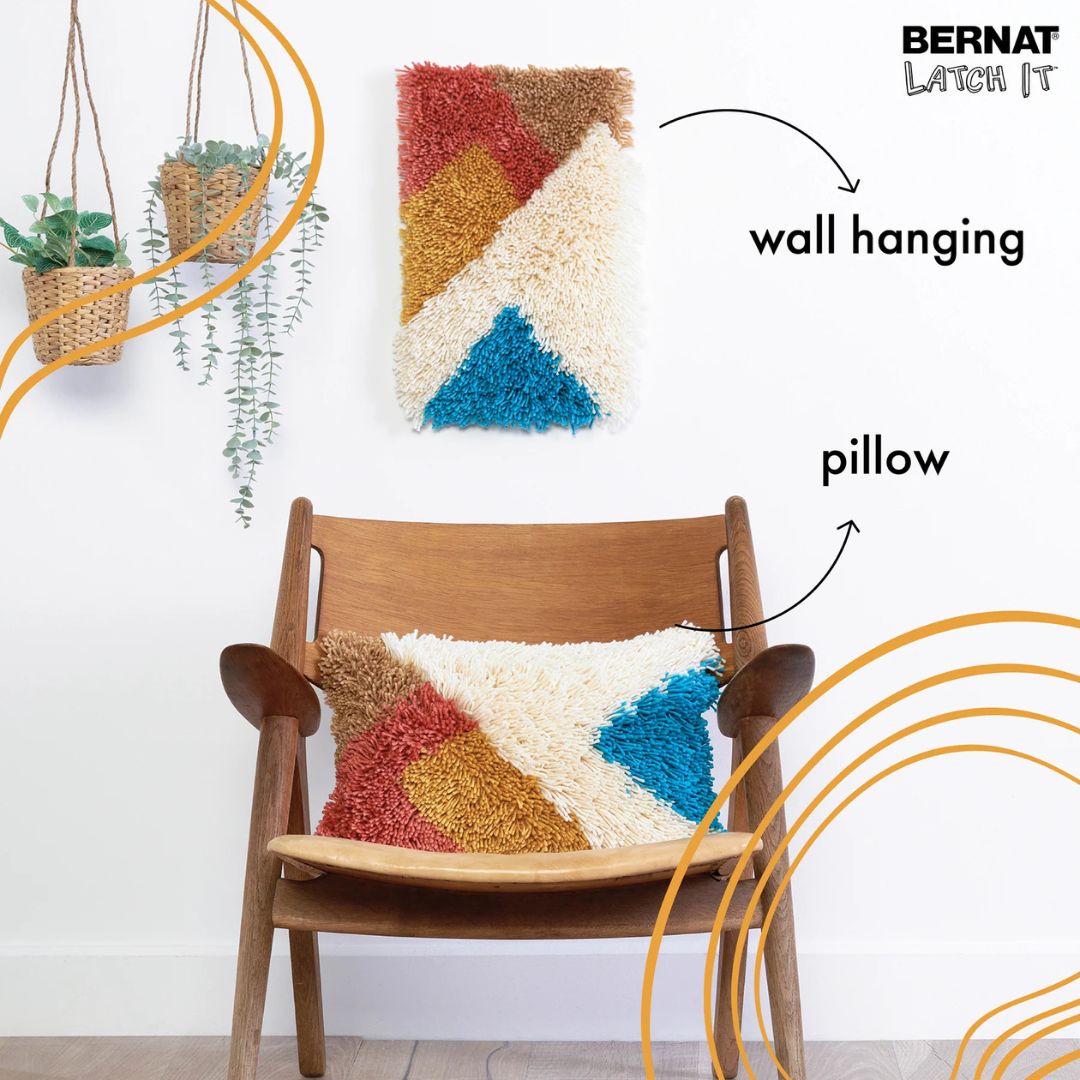 Bernat Latch It Latch Hook Kit - Boho (Mountain High)