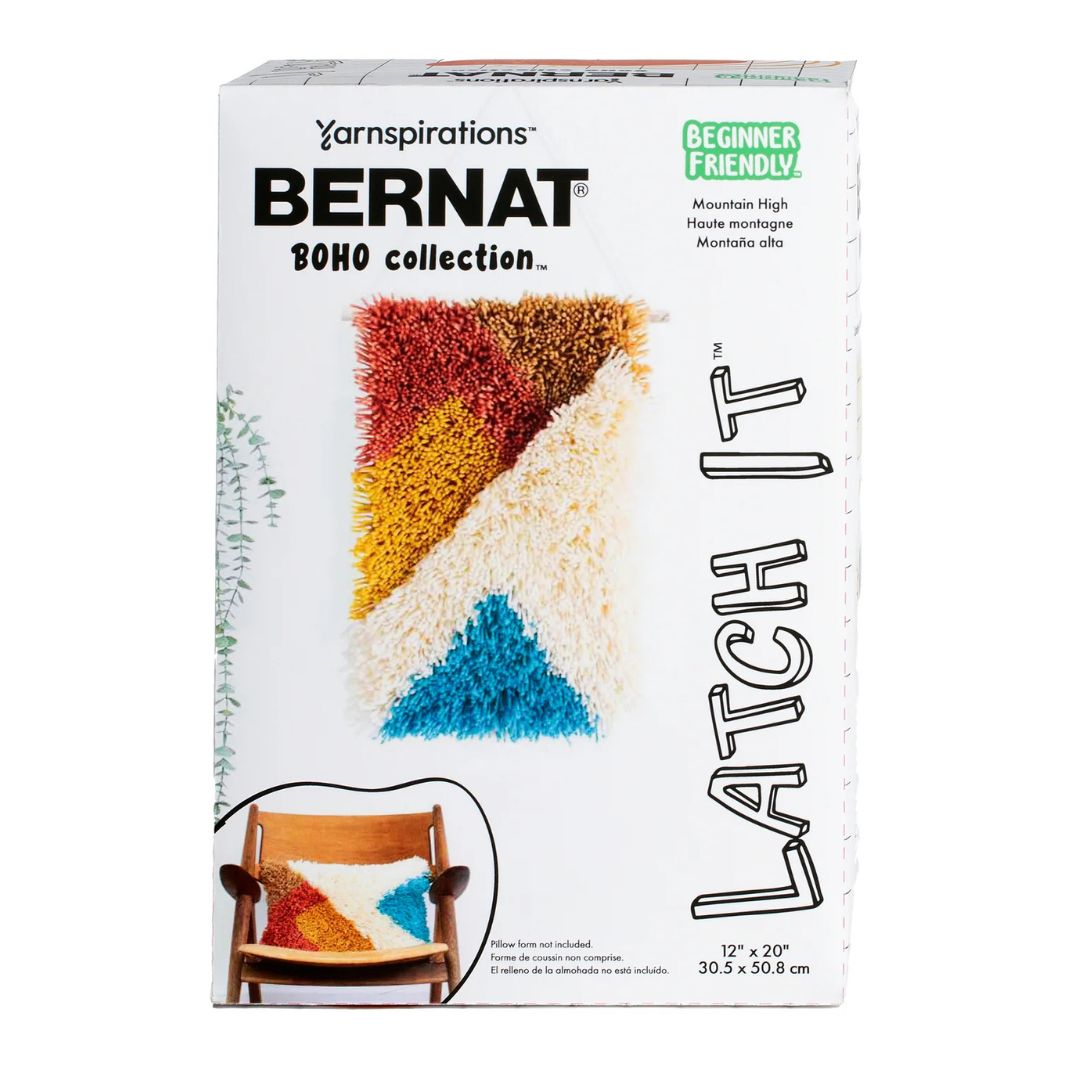 Bernat Latch It Latch Hook Kit - Boho (Mountain High)