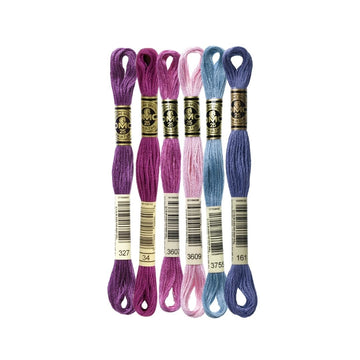 DMC Stranded Cotton Mouliné Spécial Embroidery Thread Colour Pack (Neon Nature)