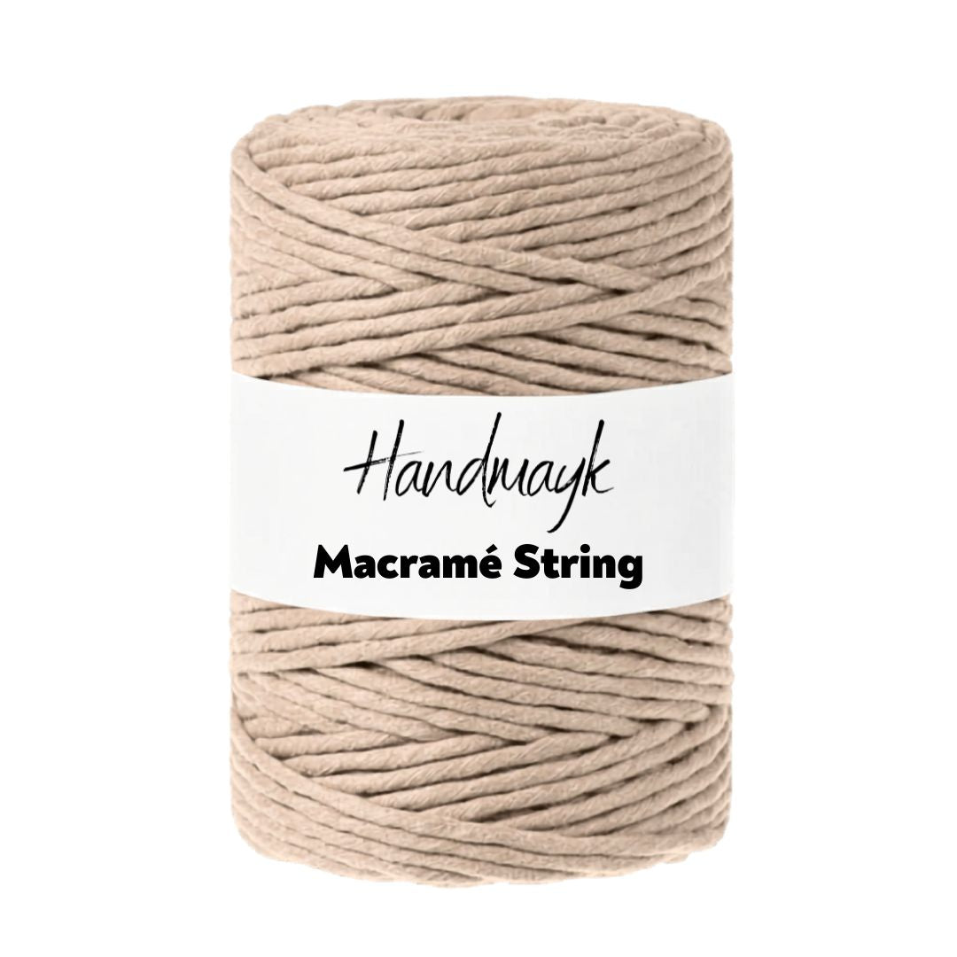 Handmayk Premium Macramé String (3mm) (Nude)