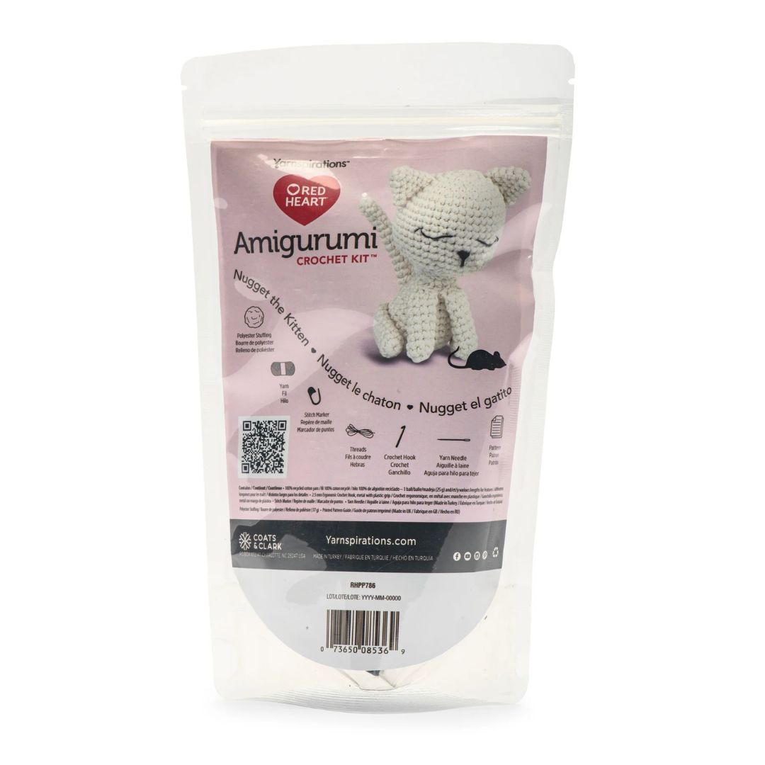 Red Heart Amigurumi Kit - Animals (Nugget the Kitten)