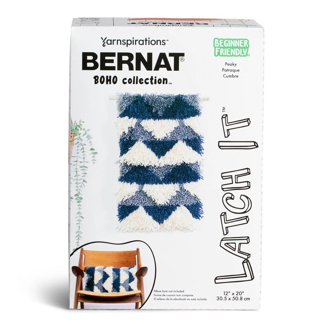 Bernat Latch It Latch Hook Kit - Boho (Peaky)
