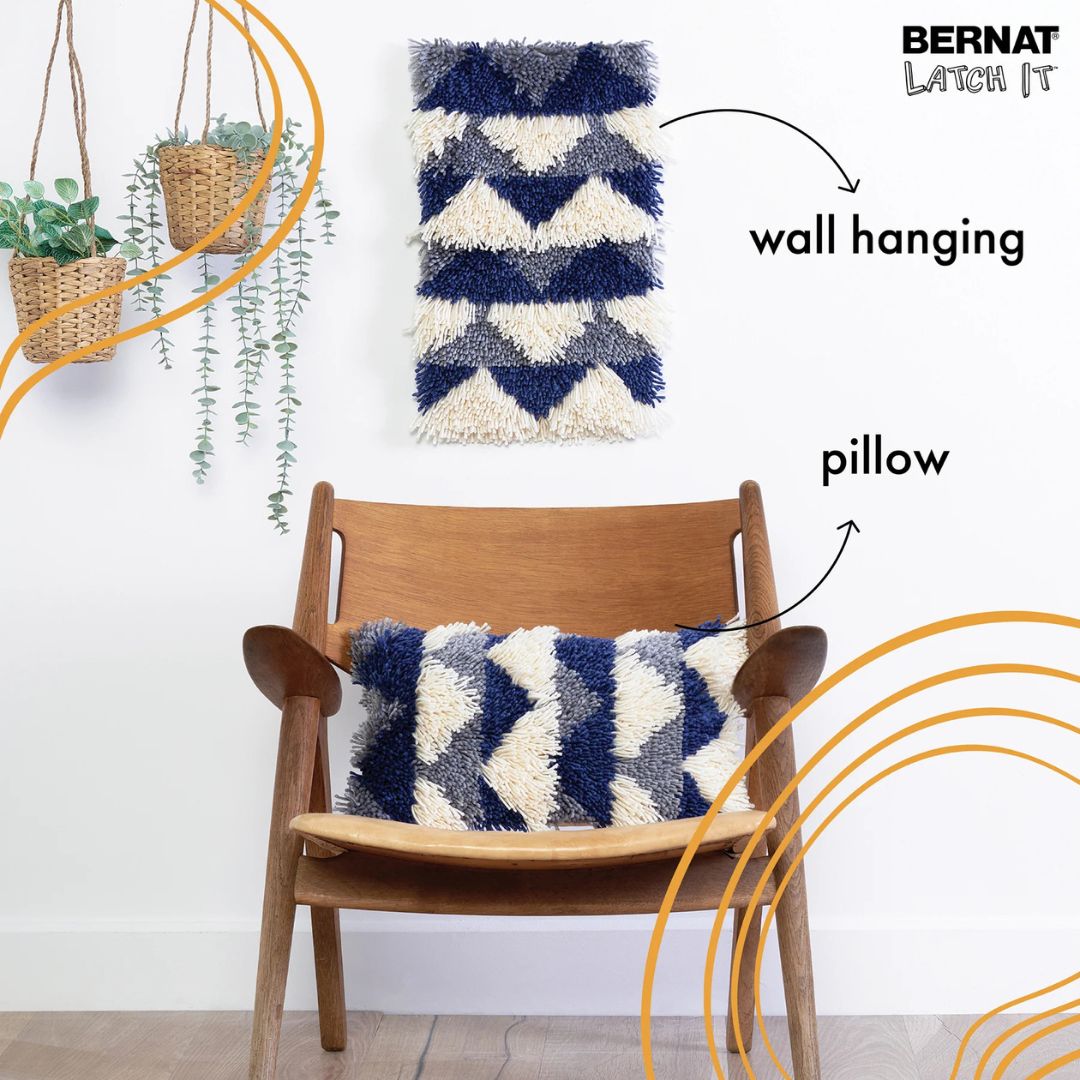 Bernat Latch It Latch Hook Kit - Boho (Peaky)