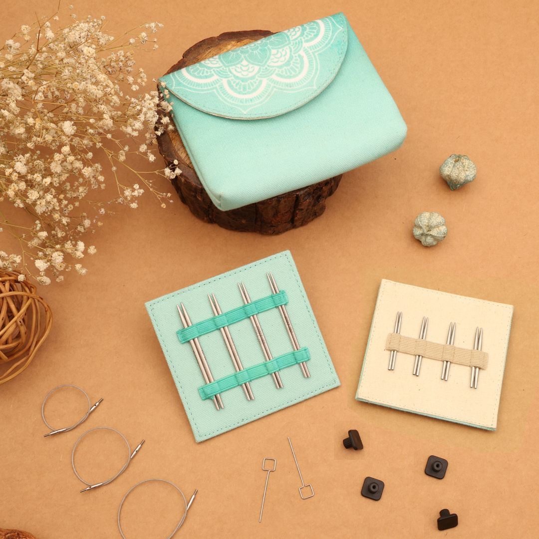 KnitPro The Mindful Collection Petit Mini Interchangeable Circular Knitting Lace Needles Set