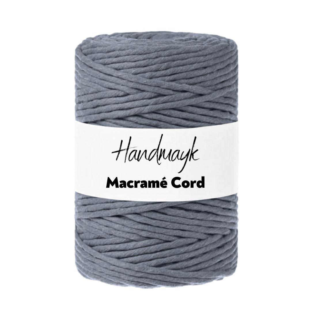 Handmayk Premium Macramé Cord (3mm) (Pewter)
