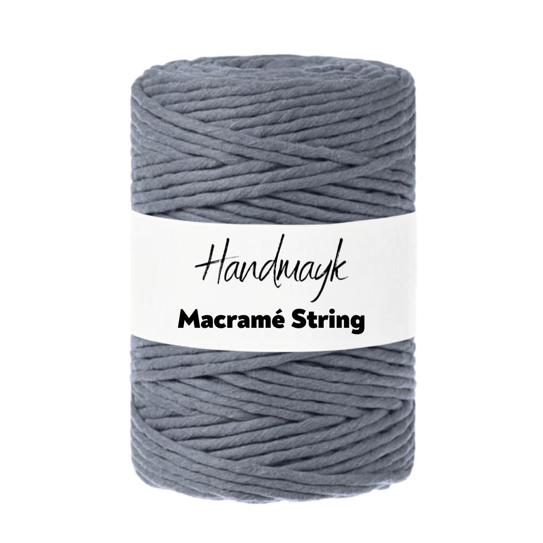 Handmayk Premium Macramé String (3mm) (Pewter)