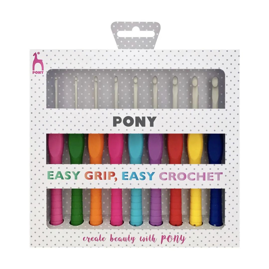 Pony Easy Grip Crochet Hook Set for Children