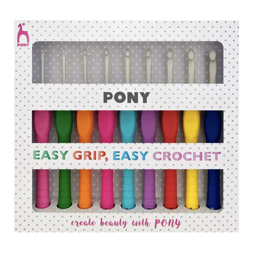 Pony Easy Grip Crochet Hook Set for Children