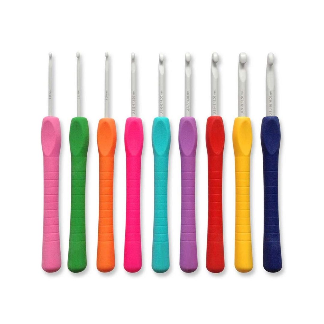 Pony Easy Grip Crochet Hook Set for Children