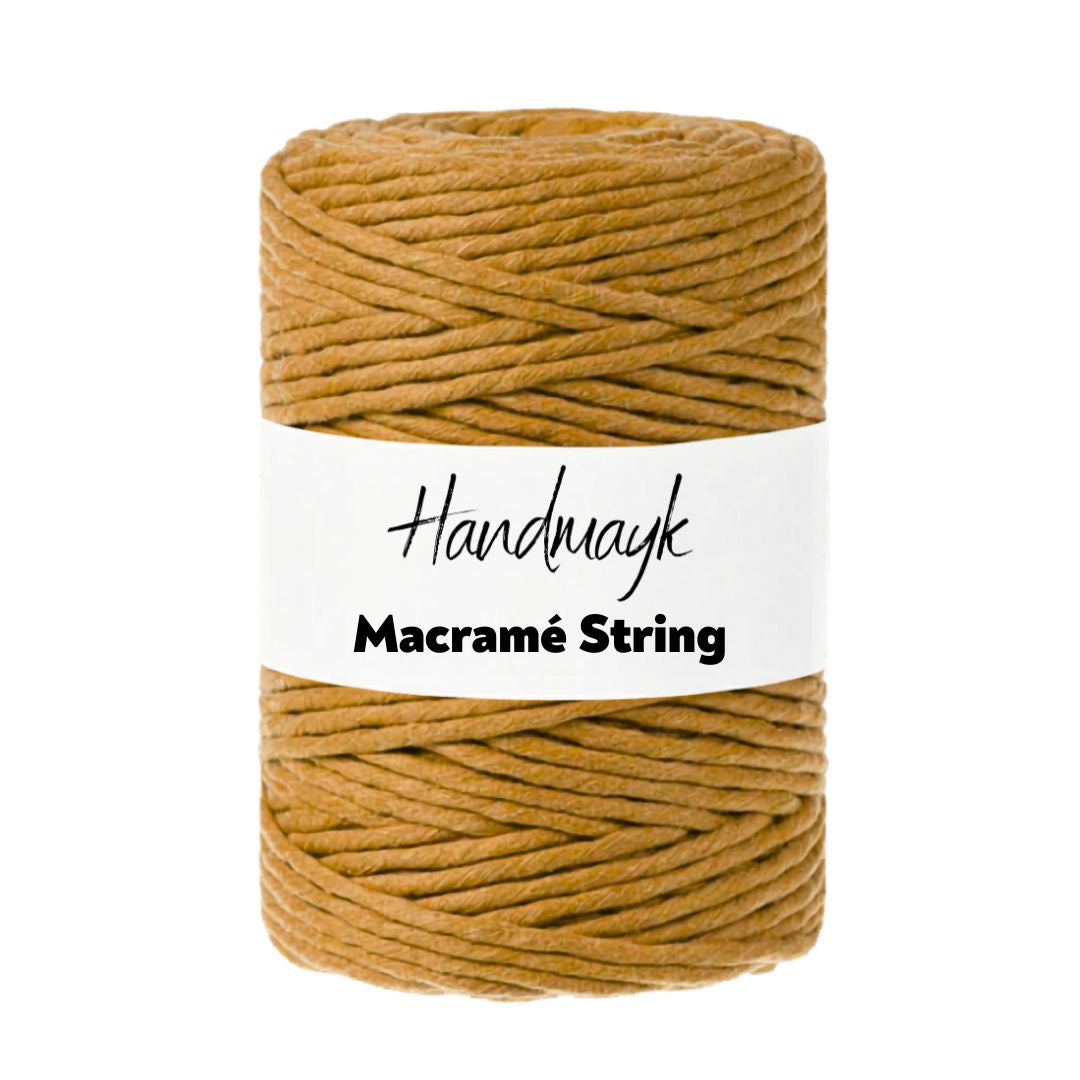 Handmayk Premium Macramé String (3mm) (Pumpkin)