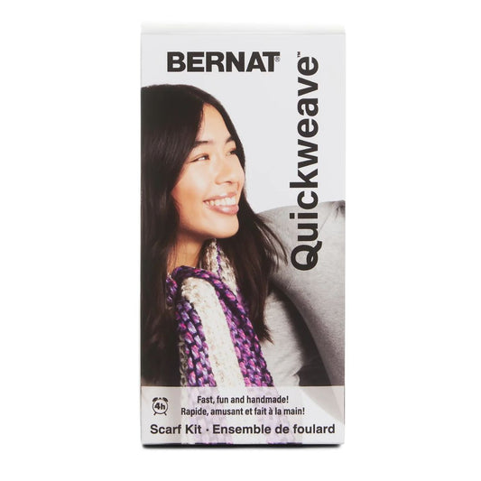 Bernat Quickweave Weaving Kit - Scarf Collection (Purple Tartan)
