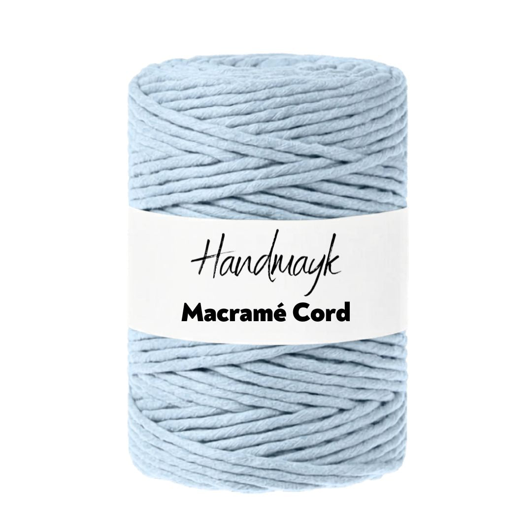 Handmayk Premium Macramé Cord (3mm) (Sky Blue)