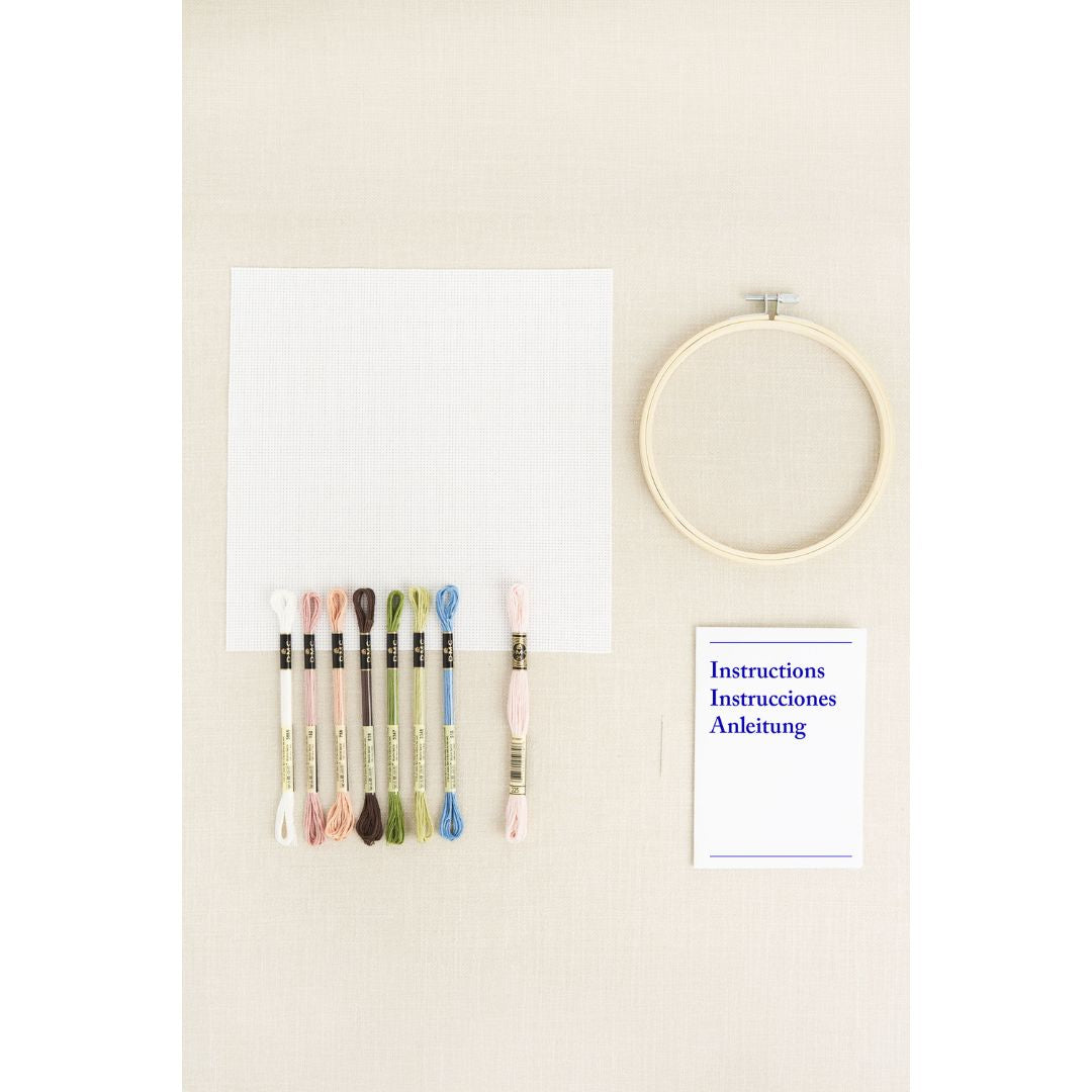 DMC Cross Stitch Kit - The Designer Collection (Spring Garden Jug by Anna Matvieieva)