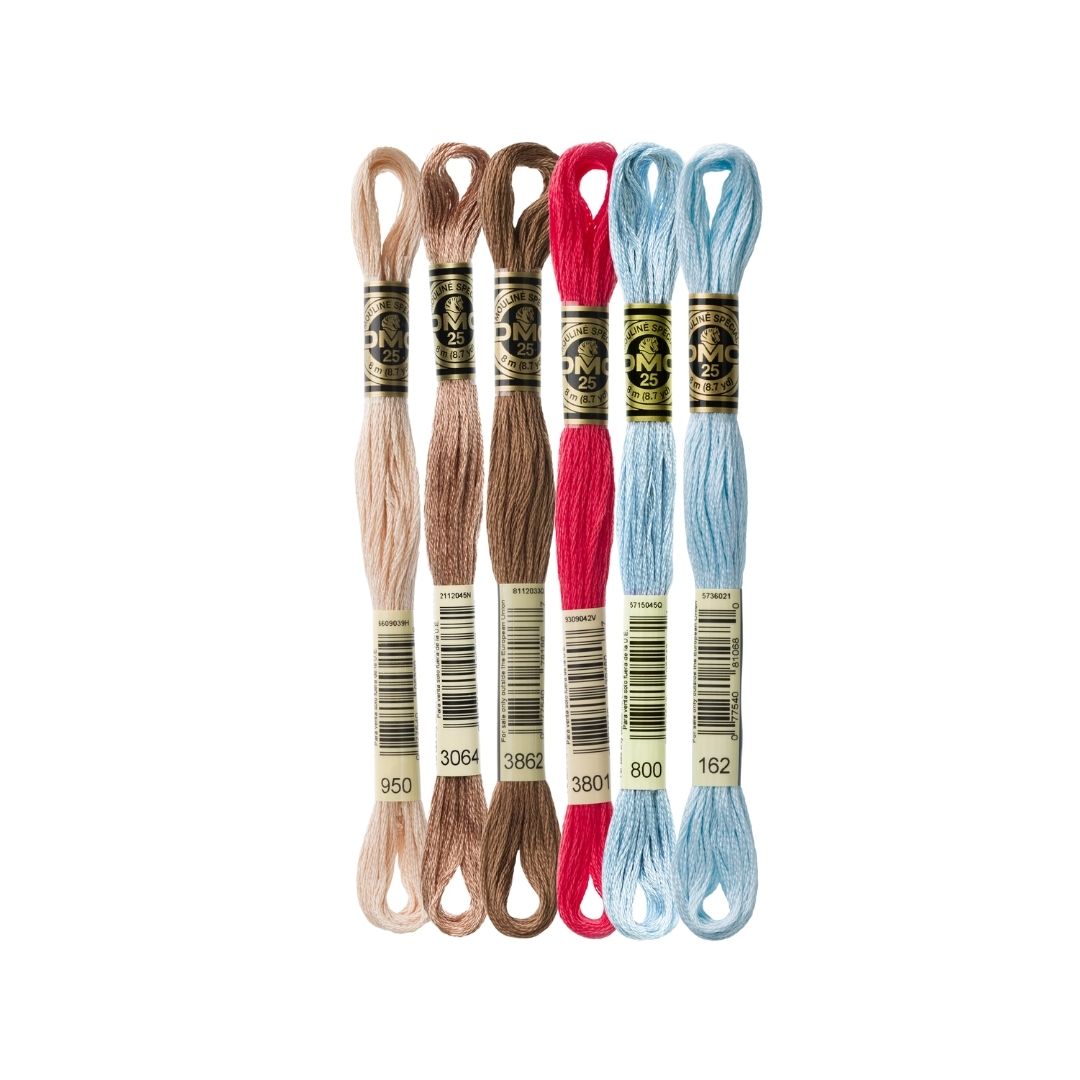 DMC Stranded Cotton Mouliné Spécial Embroidery Thread Colour Pack (Summer Retreat)
