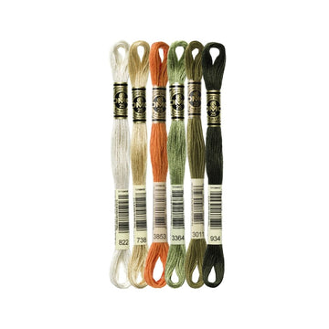 DMC Stranded Cotton Mouliné Spécial Embroidery Thread Colour Pack (Sweet Pastels)