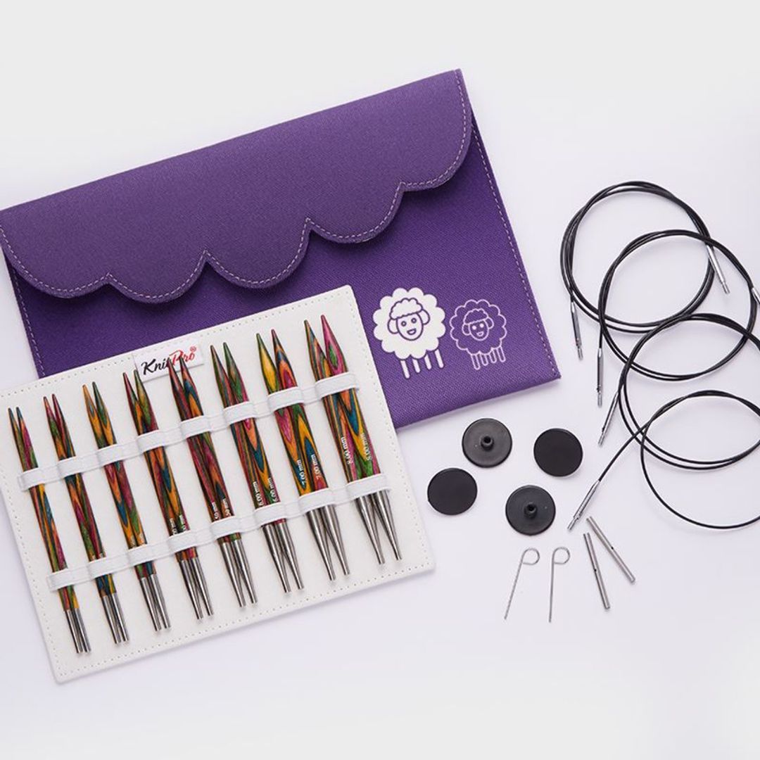 KnitPro Symfonie Interchangeable Circular Knitting Needles Set (13cm)