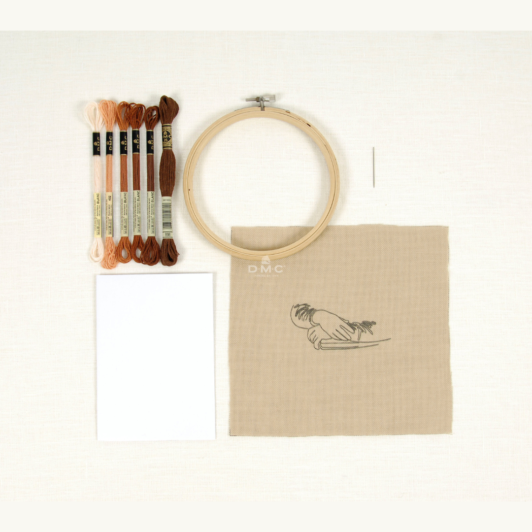 DMC Bookmark Embroidery Kit - The Louvre Collection (Mona Lisa)