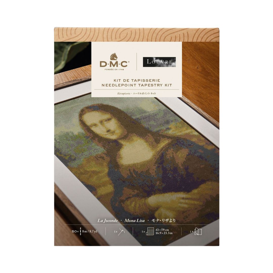 DMC Tapestry Kit - Louvre (Mona Lisa)