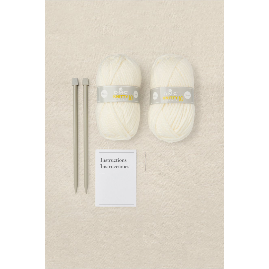 DMC Knitting Kit - Mindful Making (The Cosy Hat & Snood)