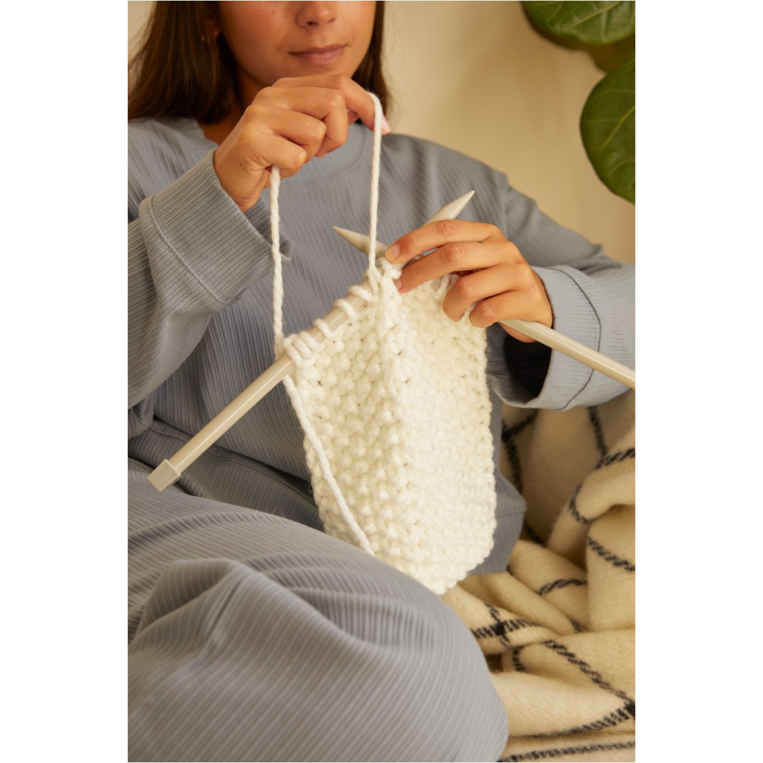 DMC Knitting Kit - Mindful Making (The Cosy Hat & Snood)