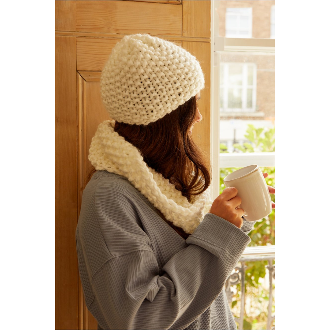 DMC Knitting Kit - Mindful Making (The Cosy Hat & Snood)