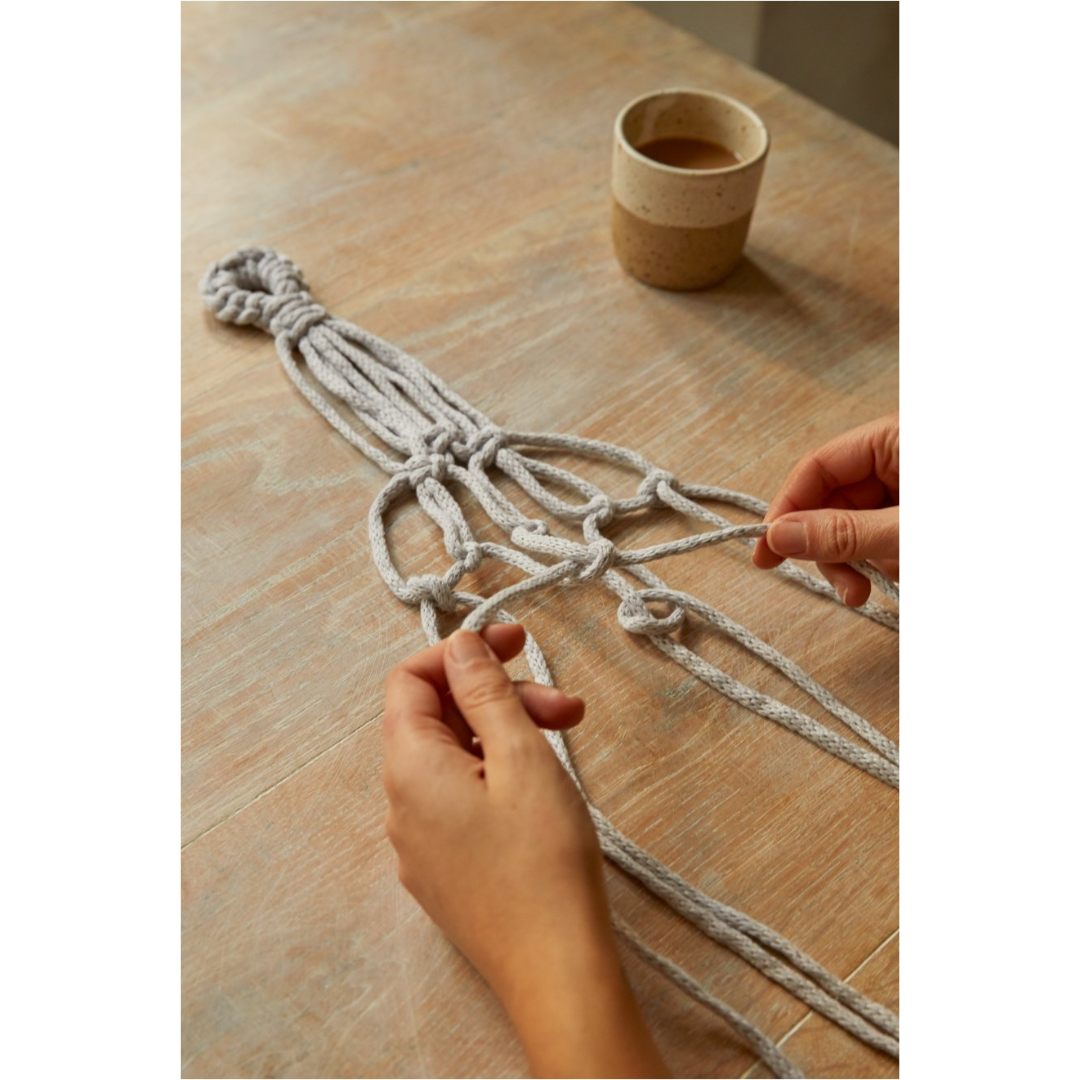 Copy of DMC Macramé Kit - Mindful Making (The Exhale Plant Hanger)