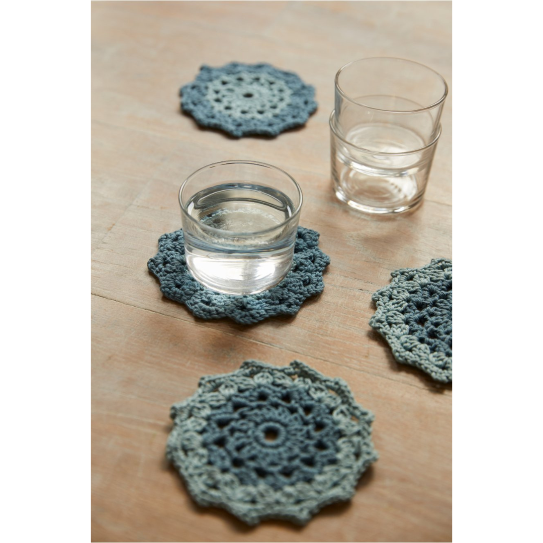 DMC Crochet Kit - Mindful Making (The Mandala Coasters)