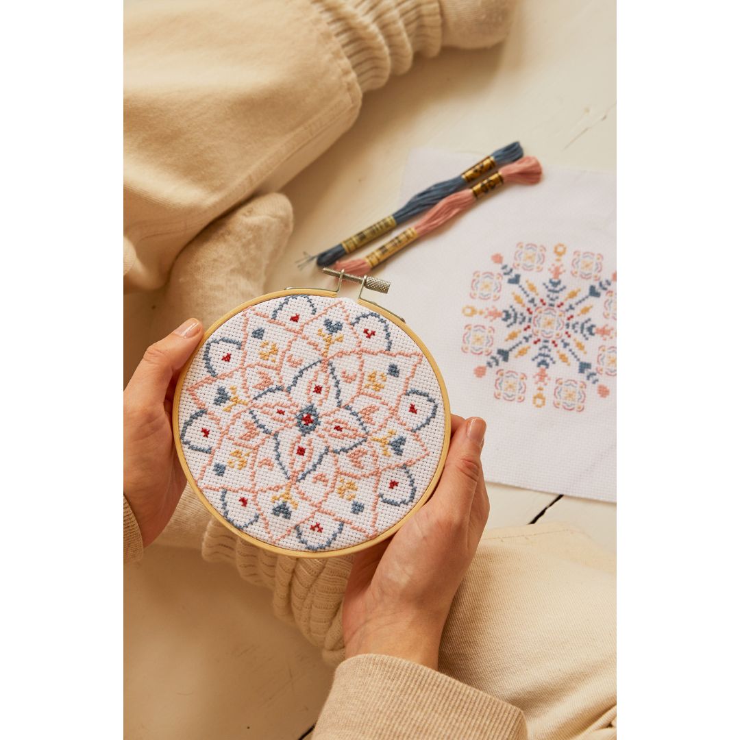 DMC Cross Stitch Kit - Mindful Making (The Meditative Mandala)