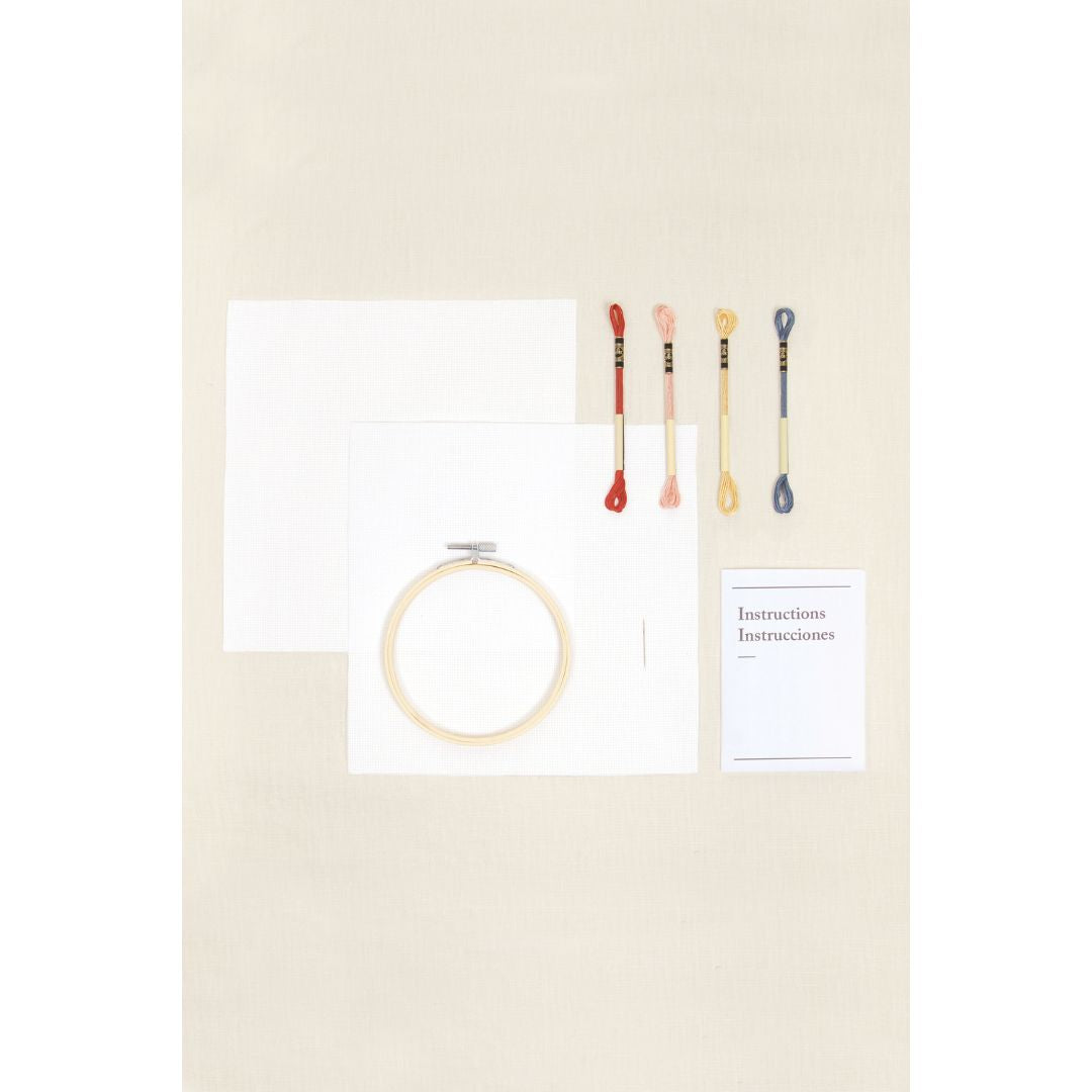 Kit De Bordados De Jardim Aquático - Dmc Mindful Making Unica | Frete