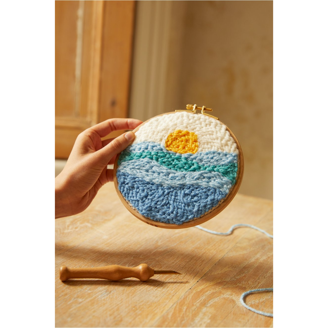 DMC Punch Needle Kit - Mindful Making (The Ocean Meditation)