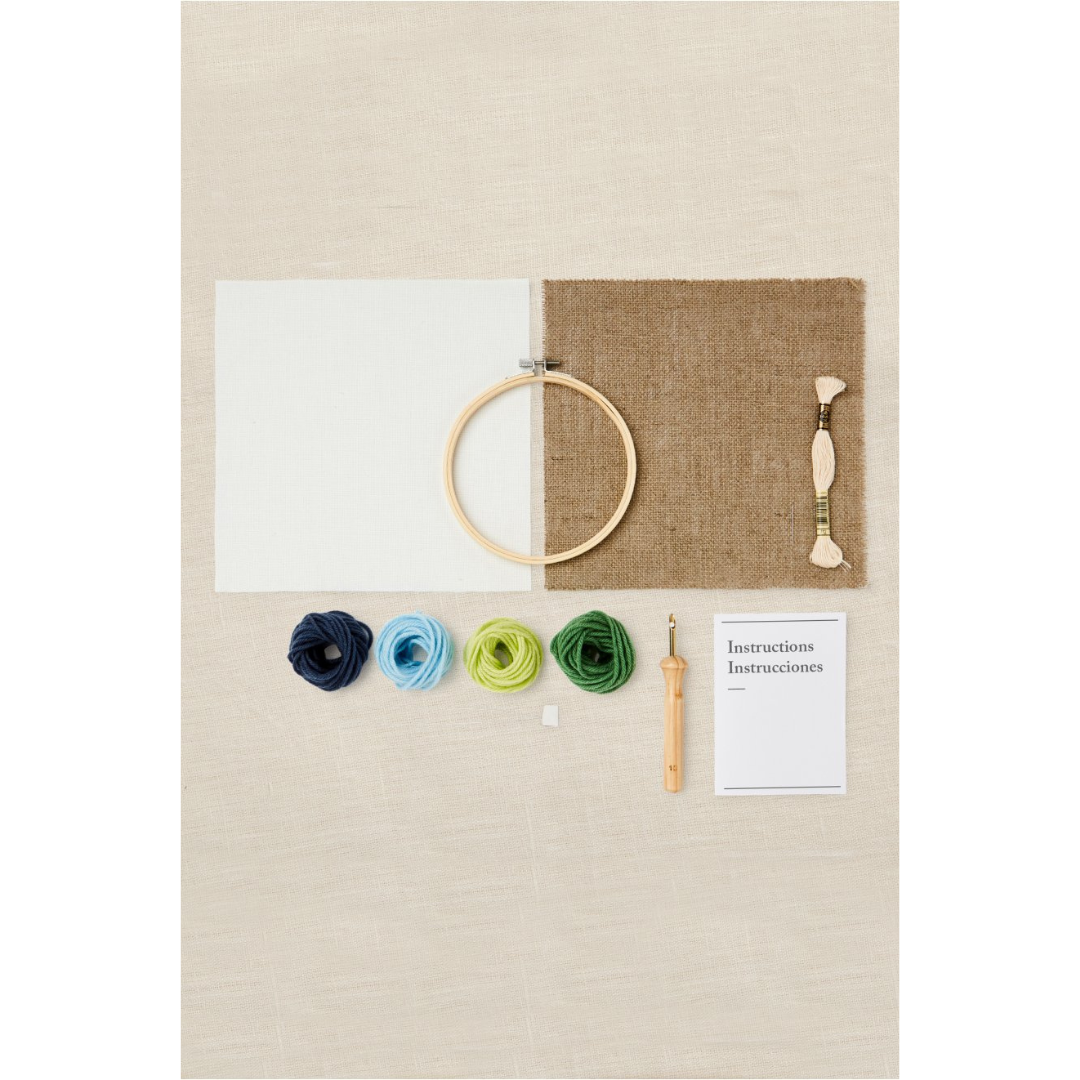 DMC Punch Needle Kit - Mindful Making (The Relaxed Rustic)