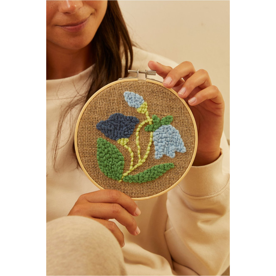 DMC Punch Needle Kit - Mindful Making (The Relaxed Rustic)