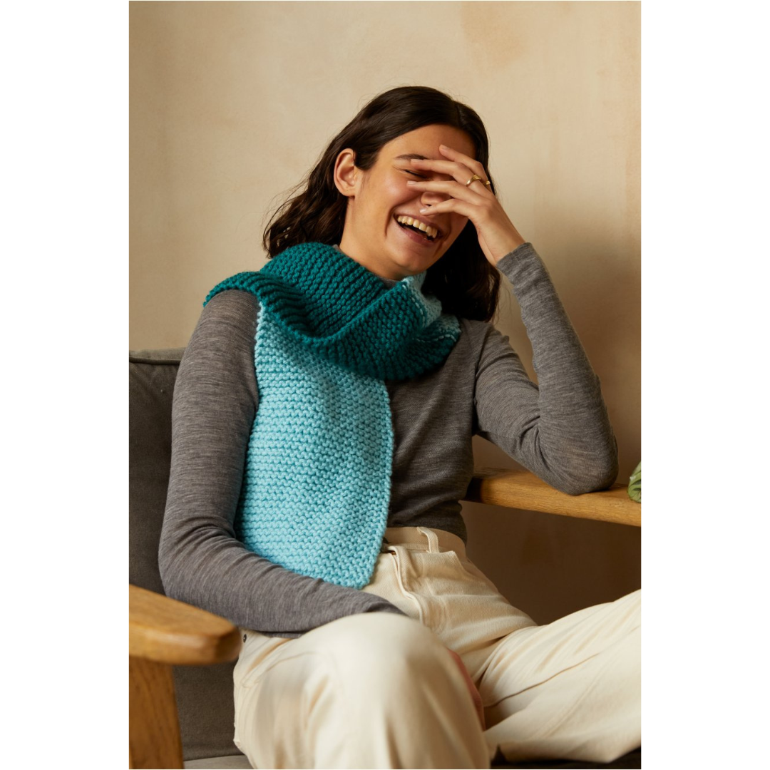 DMC Knitting Kit - Mindful Making (The Serene Scarf)
