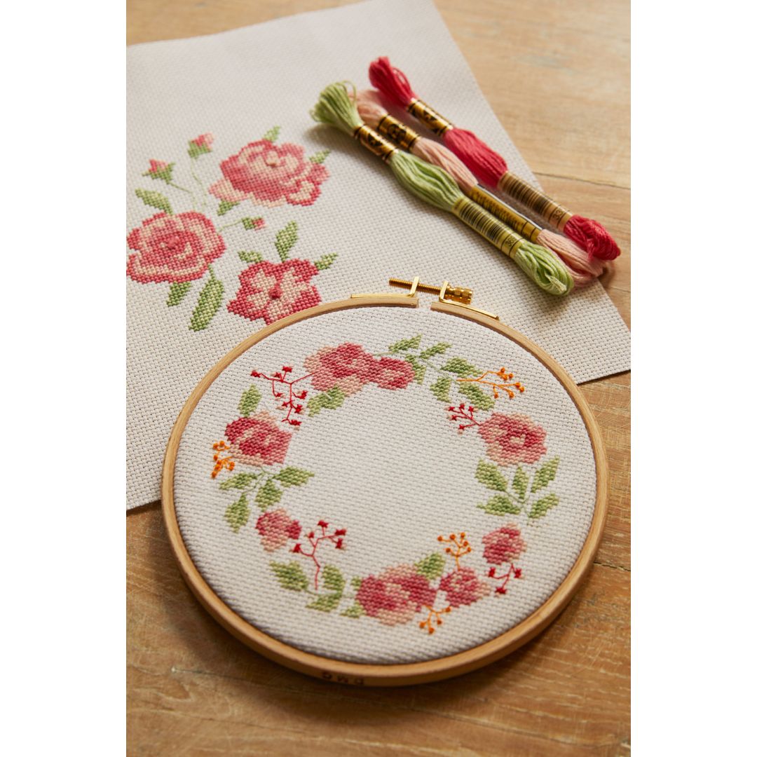 DMC Cross Stitch Kit - Mindful Making (The Tranquil Rose)