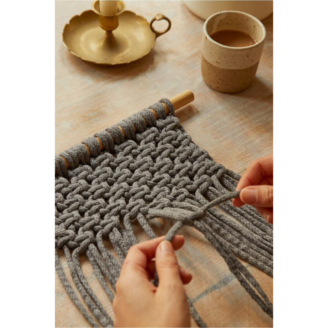DMC Macramé Kit - Mindful Making (The Tranquil Wall Hanging)