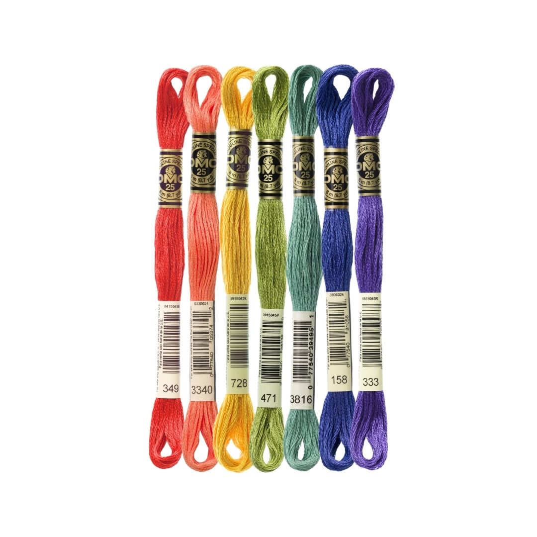 DMC Stranded Cotton Mouliné Spécial Embroidery Thread Colour Pack (Tweaked Tradition)