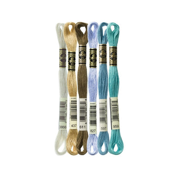 DMC Stranded Cotton Mouliné Spécial Embroidery Thread Colour Pack (Very Venice)