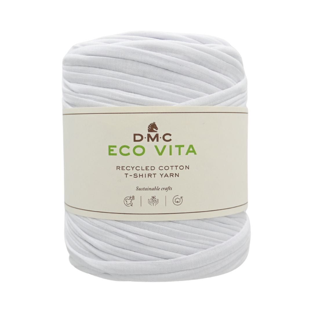 DMC Eco Vita T-Shirt Yarn (White 1)