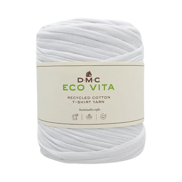 DMC Eco Vita T-Shirt Yarn (White 1)