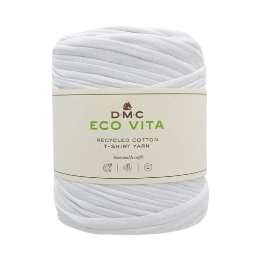 DMC Eco Vita T-Shirt Yarn (White 1)