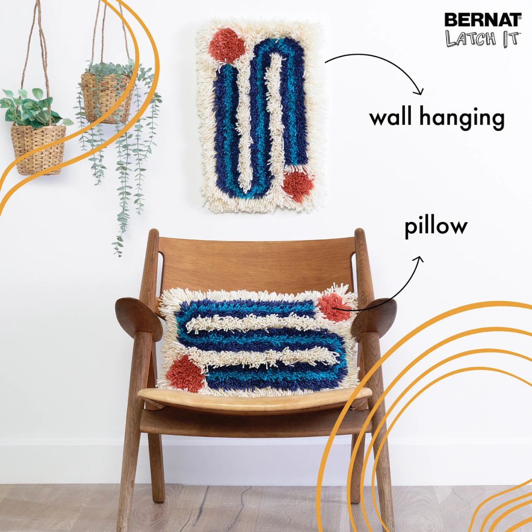 Bernat Latch It Latch Hook Kit - Boho (Winding Road)