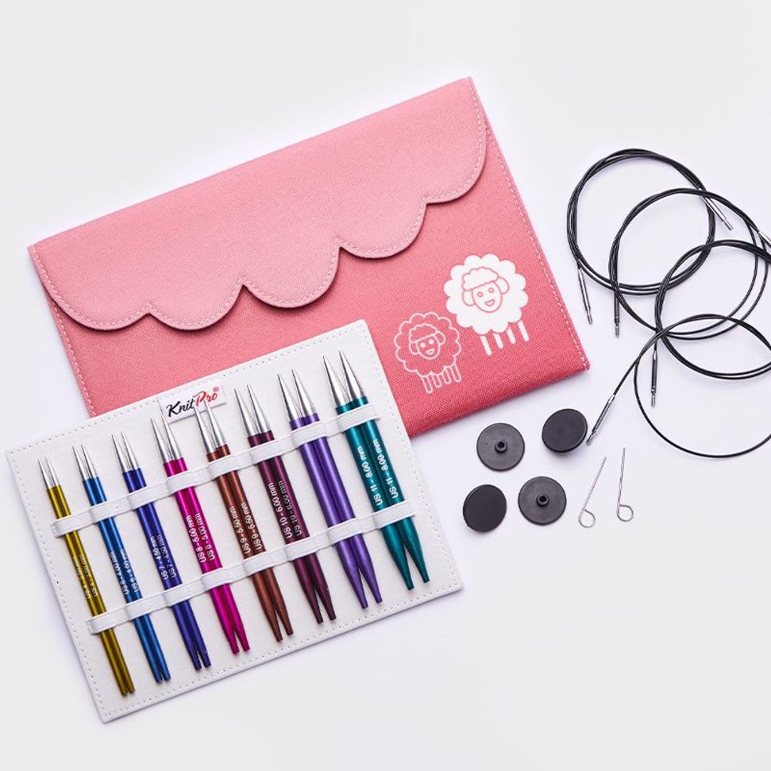 KnitPro Zing Interchangeable Circular Knitting Needles Set (13cm)
