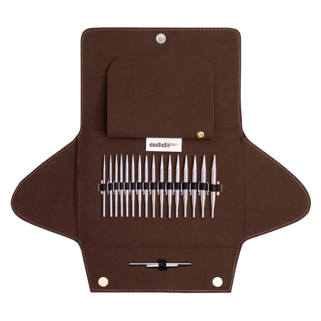 Addi Click Lace Short Tips Interchangeable Circular Knitting Needles Set (9cm)