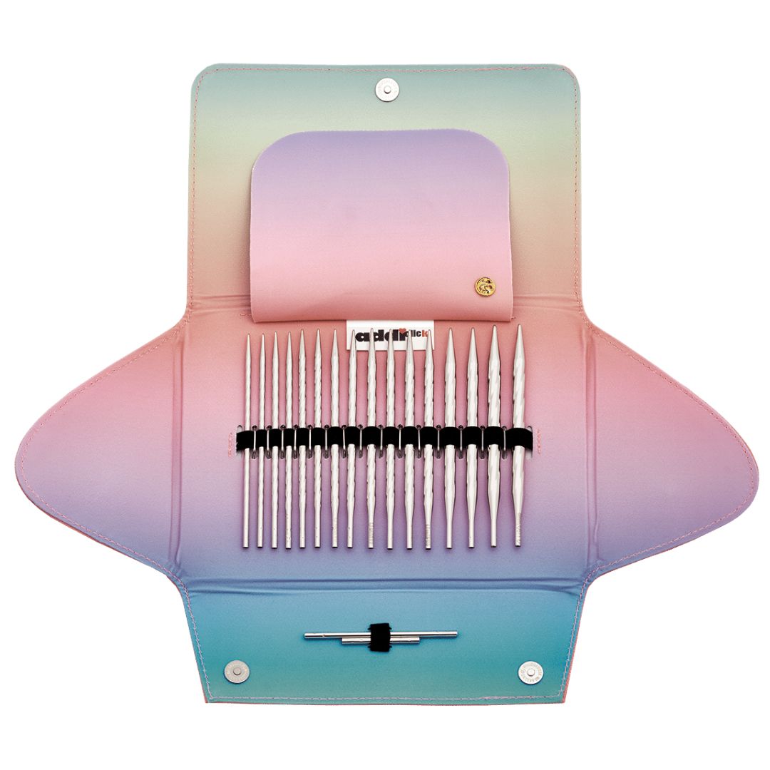 Addi Click Unicorn Lace Long Tips Interchangeable Circular Knitting Needles Set (12.5cm)