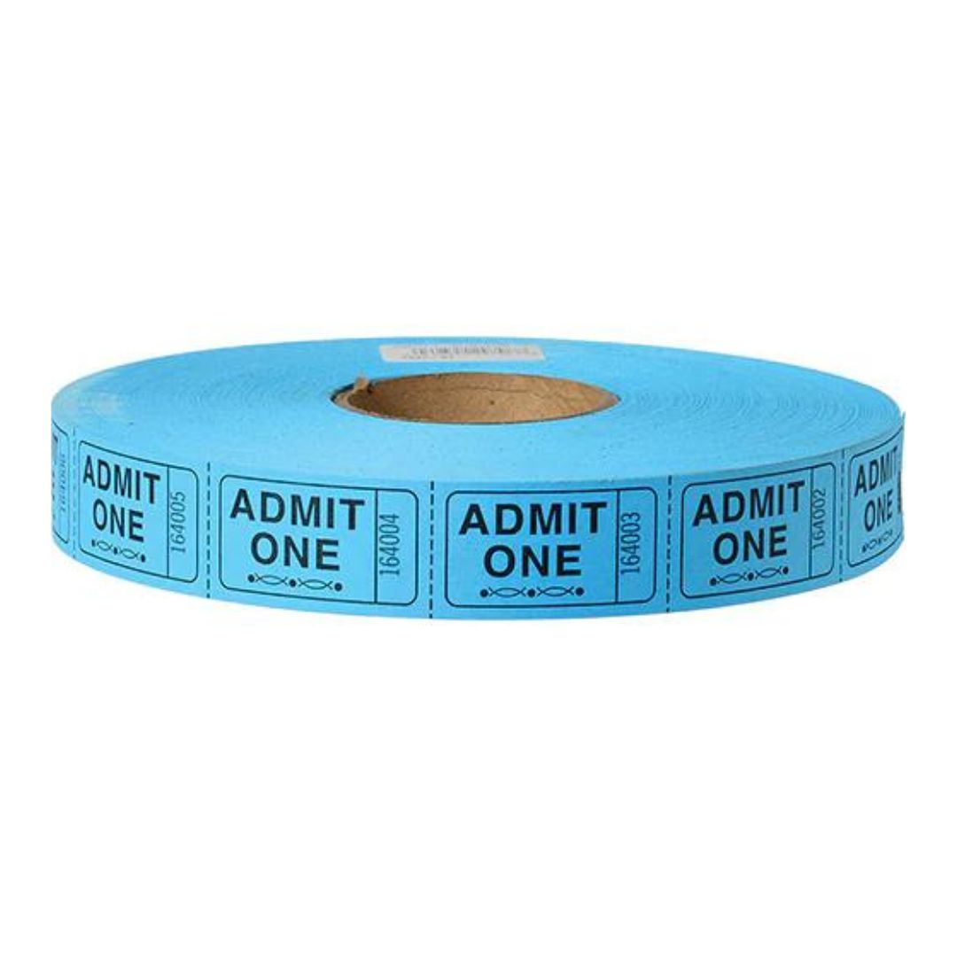 Handmayk Roll Event Tickets (Pack of 2000) (Blue)