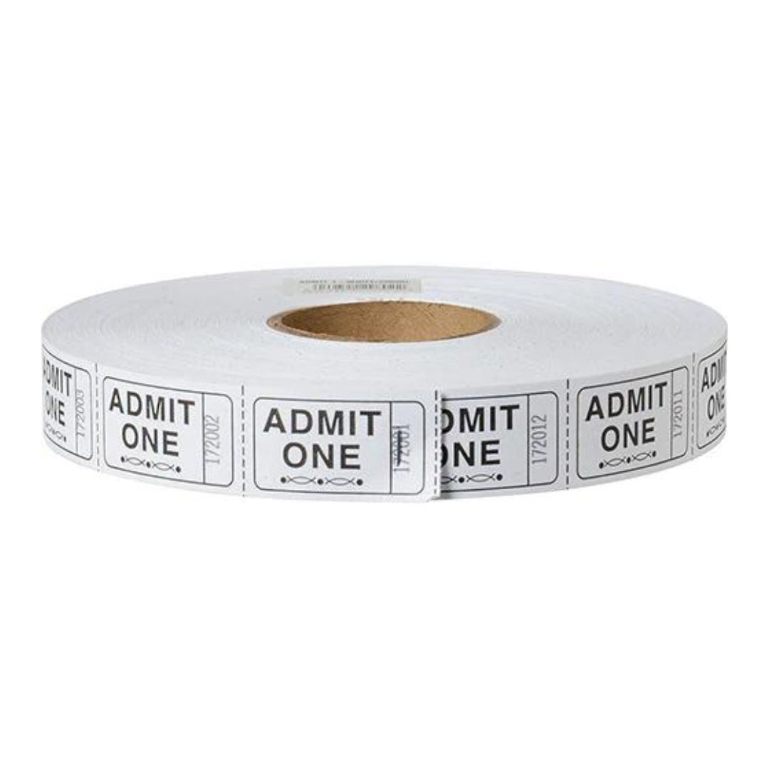 Handmayk Roll Event Tickets (Pack of 2000) (Grey)