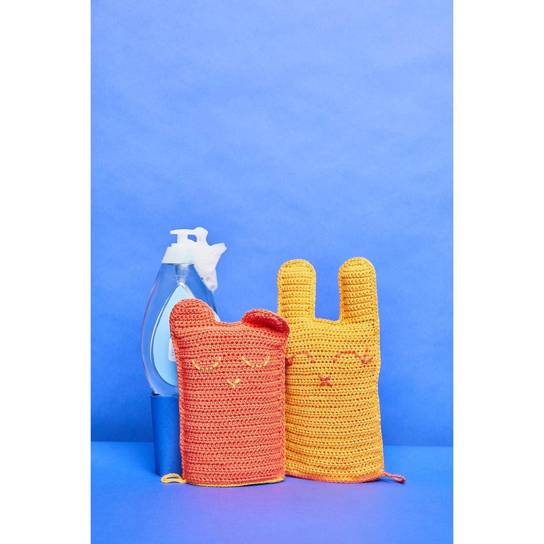 Sirdar Crochet Kit - Kith & Kin (Baby Wash Mitts)