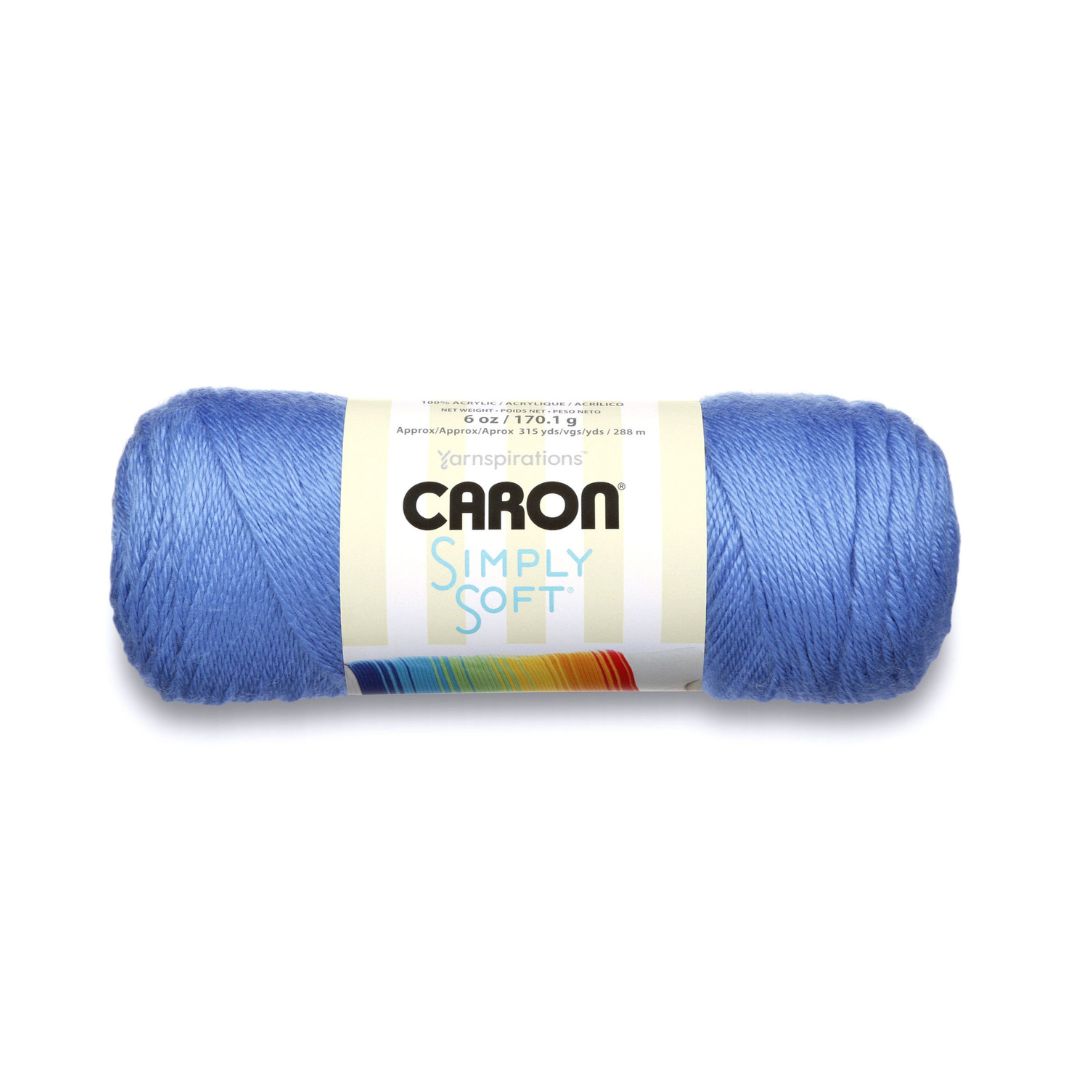 Caron Simply Soft Yarn (Berry Blue)