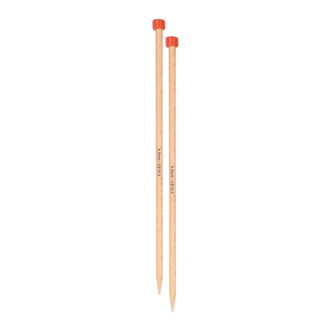 KnitPro Basix Single Point Knitting Needles (6.5mm)