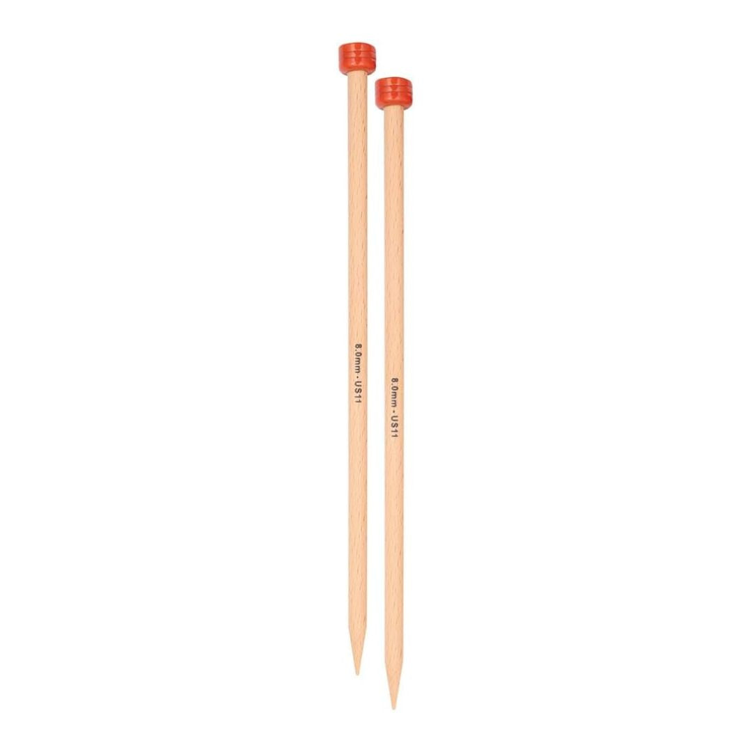 KnitPro Basix Single Point Knitting Needles (8mm)